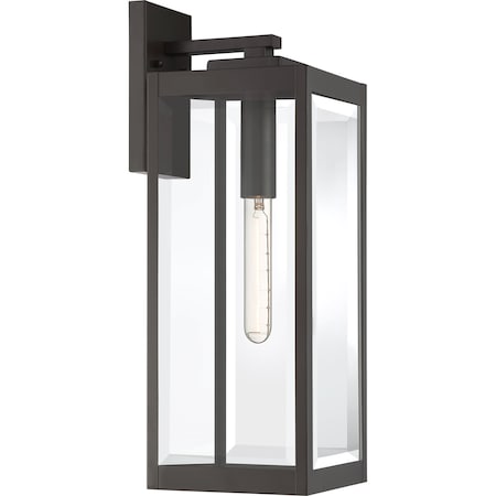Quoizel Westover 1-Light Western Bronze Outdoor Wall Lantern WVR8407WT